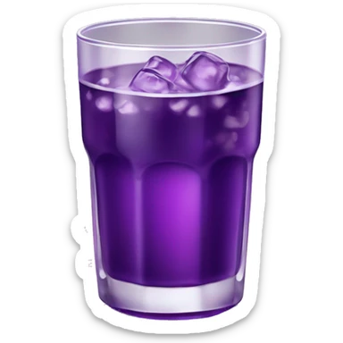 sprite con bebida morada sticker