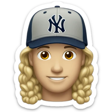 New York Yankees cap sticker