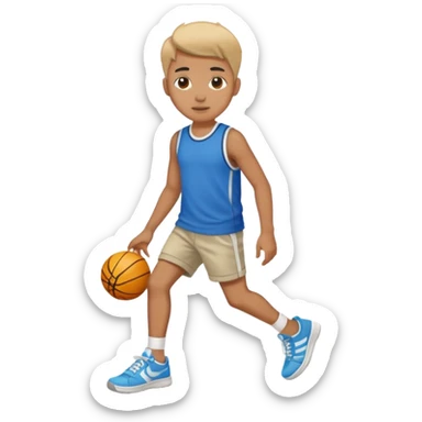 🧍🏻make him in shorts and sneakers sticker