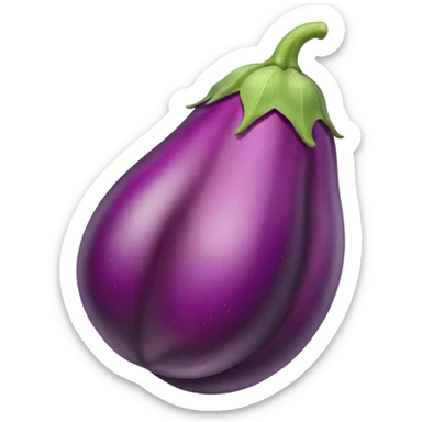 The eggplant is very spicy when one eats it. sticker