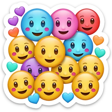 Vibrant emoji puzzle video.
Use bright colors, playful tones, and smooth animations.
Background in pastel gradient.
Emojis pop with slight bounce animation.
Fun and energetic quiz style. sticker