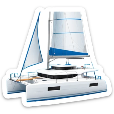 Make me a lagoon 43 catamaran. No wording  sticker