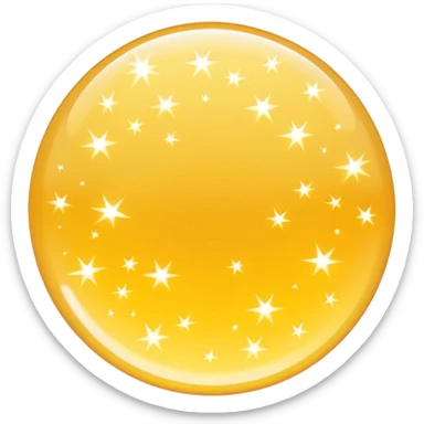 Generate a high-quality 3D cartoon-style emoji of yellow sparkles, shimmering and glittering effect, scattered randomly, smooth gradient colors, rounded and cute appearance, no human faces or objects, simple white background, high-resolution.

 sticker