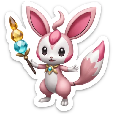 Meloetta-Minccino-Emolga-Victini-Diancie-fusion sticker