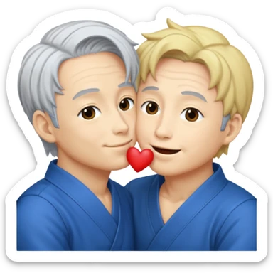 satoru gojo making out kissing with suguru geto sticker