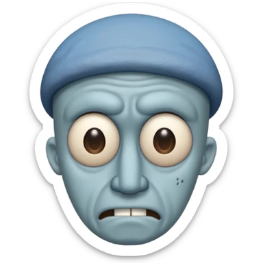 Squidward Tentacles sticker