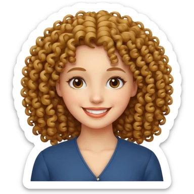mujer con rulos en la cabeza sticker