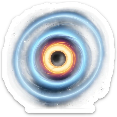 black hole sticker
