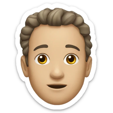 rostro codicia sticker