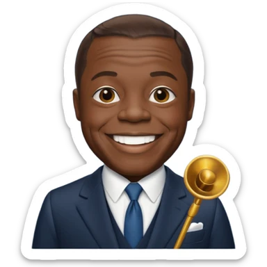 Louis Armstrong sticker