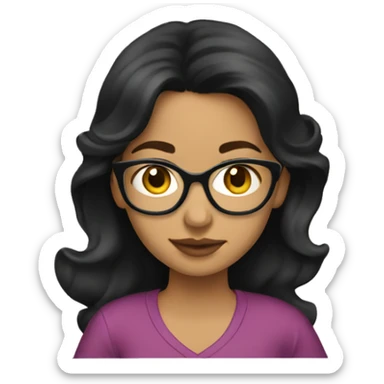 Sofia Veronica Gonzalez working on a laptop sticker