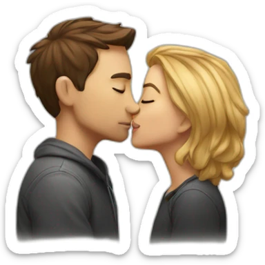 kiss in the forehead sticker