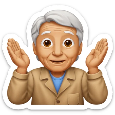 clapping hands sticker