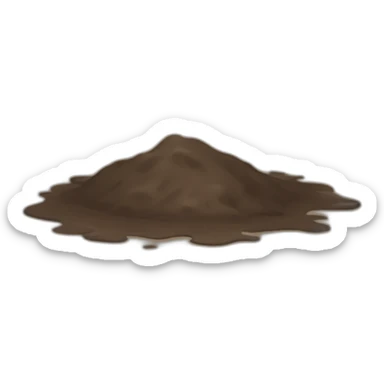 dangerous piece of mud sticker