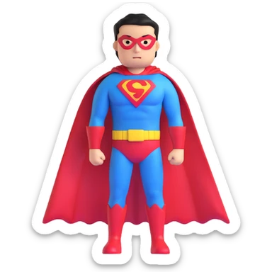 superhero sticker