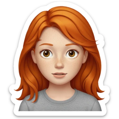Ginger girlfriend sticker
