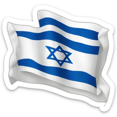 Israel flag and dove of peace sticker