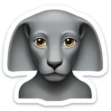 Sphinx gray sticker