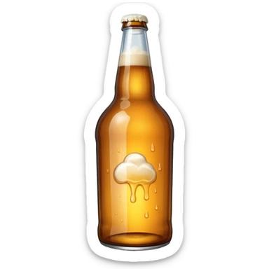 40oz. beer sticker