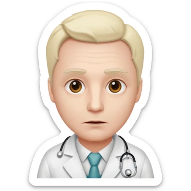 Scary urologist sticker