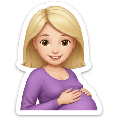 pregnant woman emoji sticker