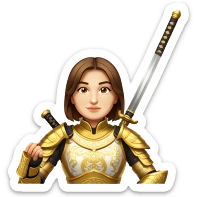 Golden Samurai sticker