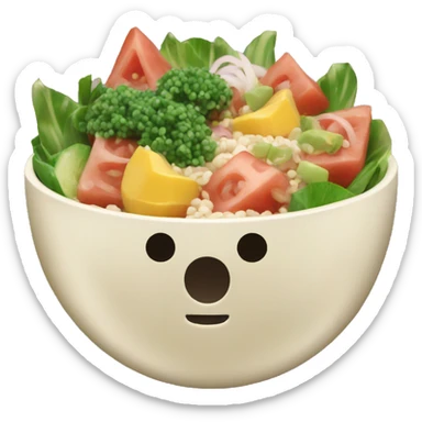 poke bowl sticker