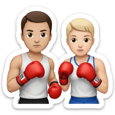 minister vs. celeb as if they were boxing sticker