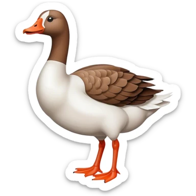 goose carrying a bred sticker