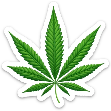 Cannabis sticker