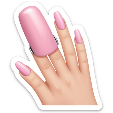 light pink nail polish




 sticker