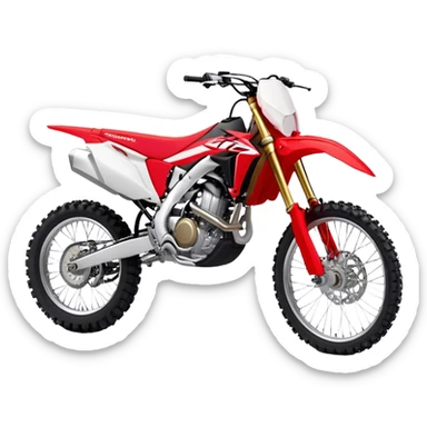 Honda CRF (Dirtbike) - Honda CRF250R (Model Year: 2022) (Iconic colour: Red) sticker