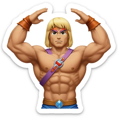 He-man masters of the universe sticker