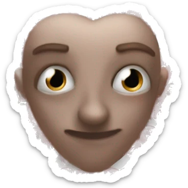 Heart in which hab dich lieb stands  sticker