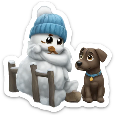 Winter  sticker