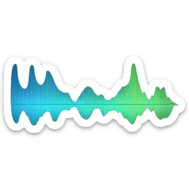 sound wave sticker