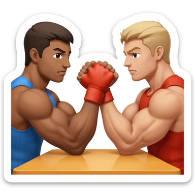 Arm Wrestling sticker