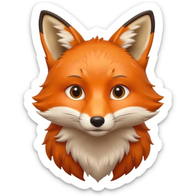 photographer fox sticker
