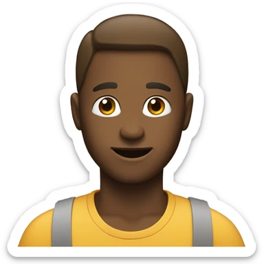 active personality face sticker