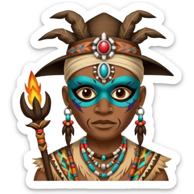 witch doctor sticker