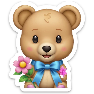Make an emoji using these ones:👌🌺🙂✨🎀🧸 sticker