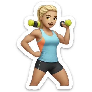fitness sticker