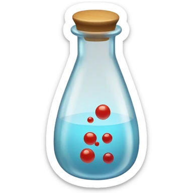experiment vial, transparent sticker