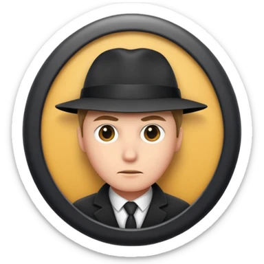 Spy Looking Through A Keyhole sticker