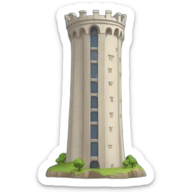 Bayterek tower sticker