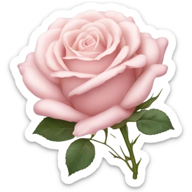 light pink rose light pink rose sticker