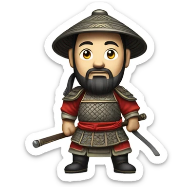 high quality chinese yuan dynasty guard sticker