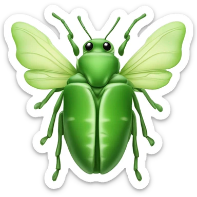 Mante religieuse femelle verte l’insecte  sticker