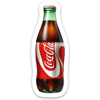 Coca-Cola bottle sticker
