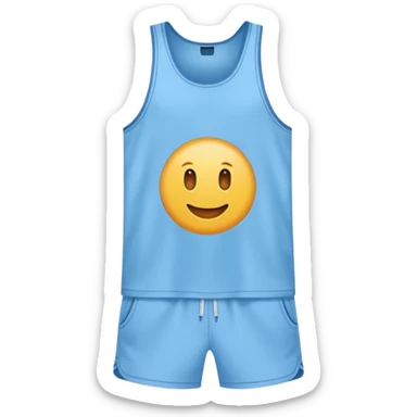 tank top and shorts emoji no person sticker
